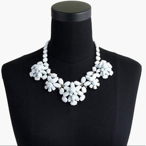 J.Crew Crystal Cluster Statement Necklace